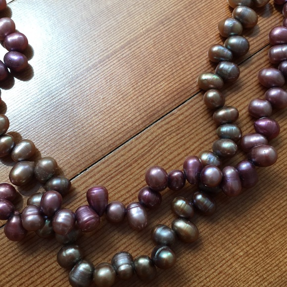 2 Strand Freshwater Pearl Necklace - Picture 5 of 6